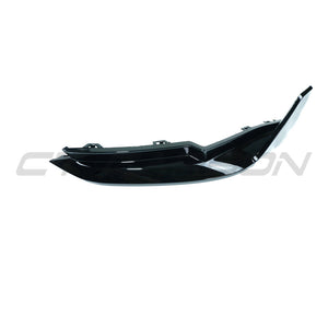 BMW M3 (G80 G81) GLOSS BLACK REAR BUMPER CORNERS - MP STYLE