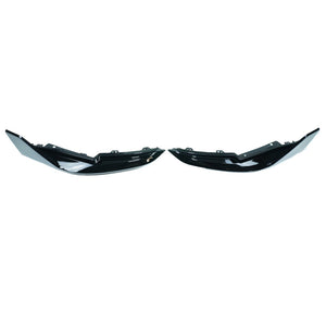 BMW M3 (G80 G81) GLOSS BLACK REAR BUMPER CORNERS - MP STYLE