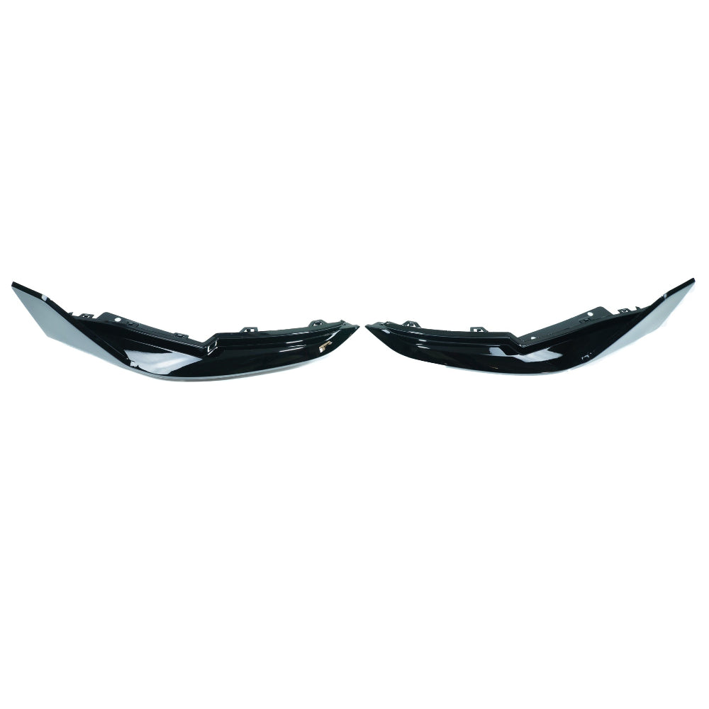 BMW M3 (G80 G81) GLOSS BLACK REAR BUMPER CORNERS - MP STYLE