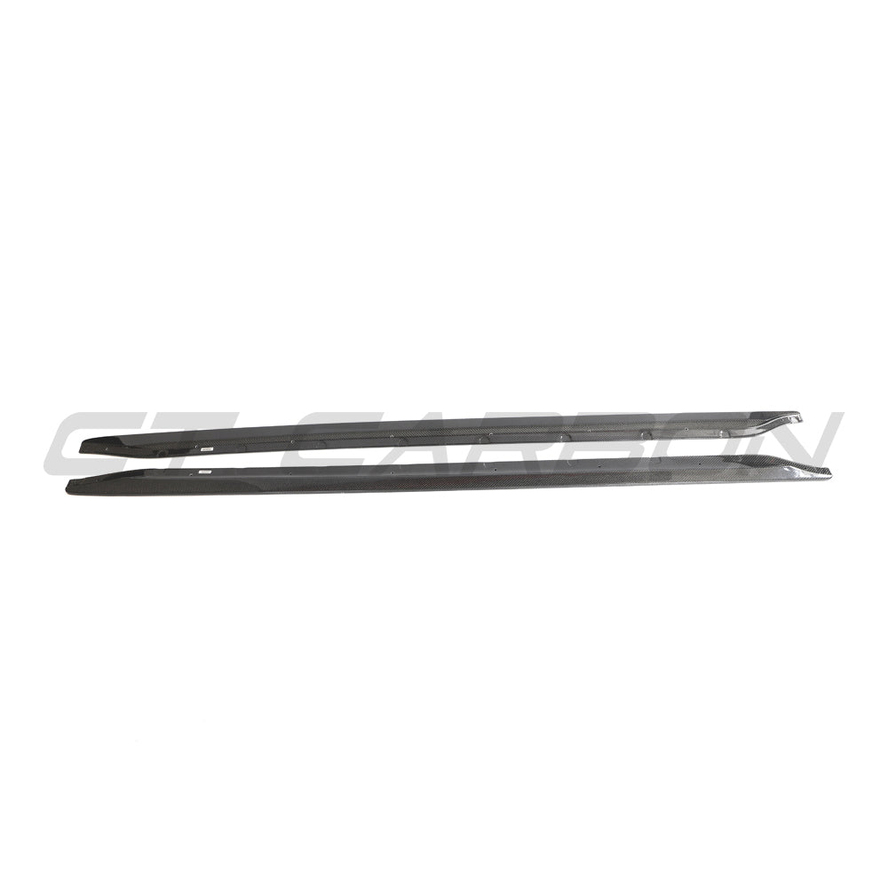 BMW M3 G80/G81 CARBON FIBRE SIDE SKIRT EXTENSIONS - V6