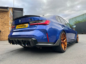 CT CARBON Vehicles & Parts BMW M3/3 SERIES G80/G20 CARBON FIBRE SPOILER - V STYLE