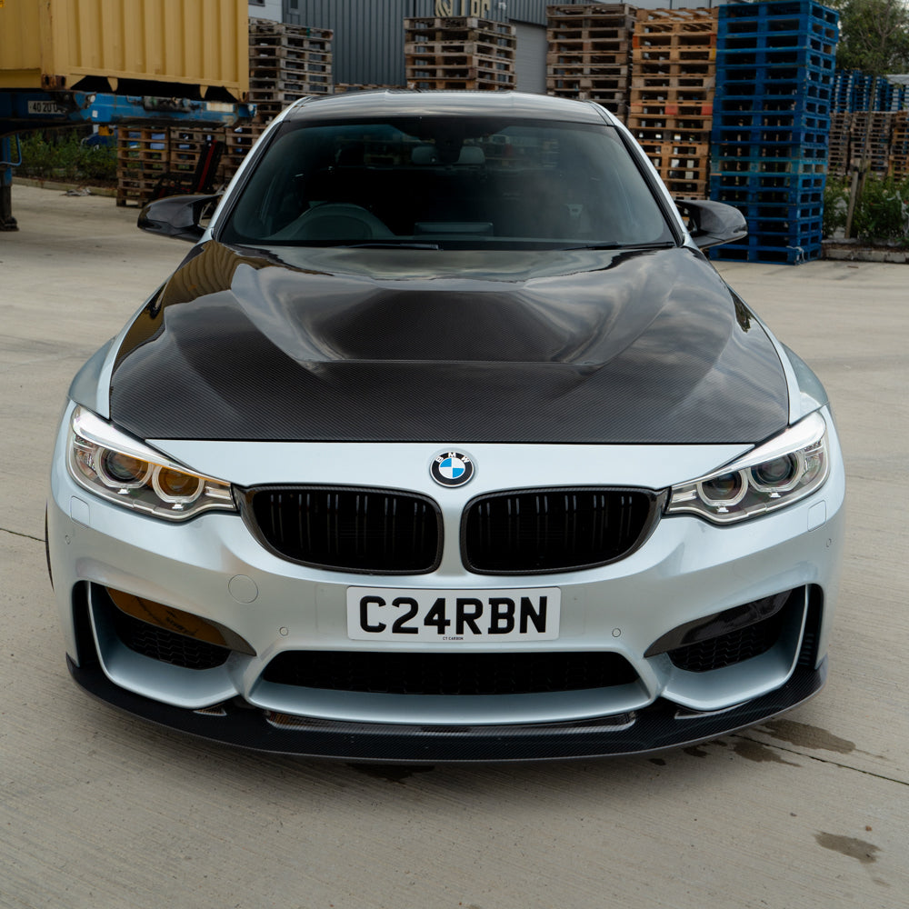 BMW M3/M4 (F80 F82 F83) PRE-PREG CARBON FIBRE SPLITTER - GT STYLE