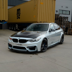 BMW M3/M4 (F80 F82 F83) PRE-PREG CARBON FIBRE SPLITTER - GT STYLE