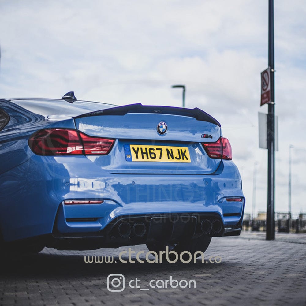 CT CARBON Vehicles & Parts BMW M4 F82 CARBON FIBRE SPOILER - V STYLE