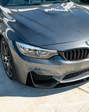 BMW M3/M4 (F80 F82 F83) GLOSS BLACK SPLITTER - MP STYLE