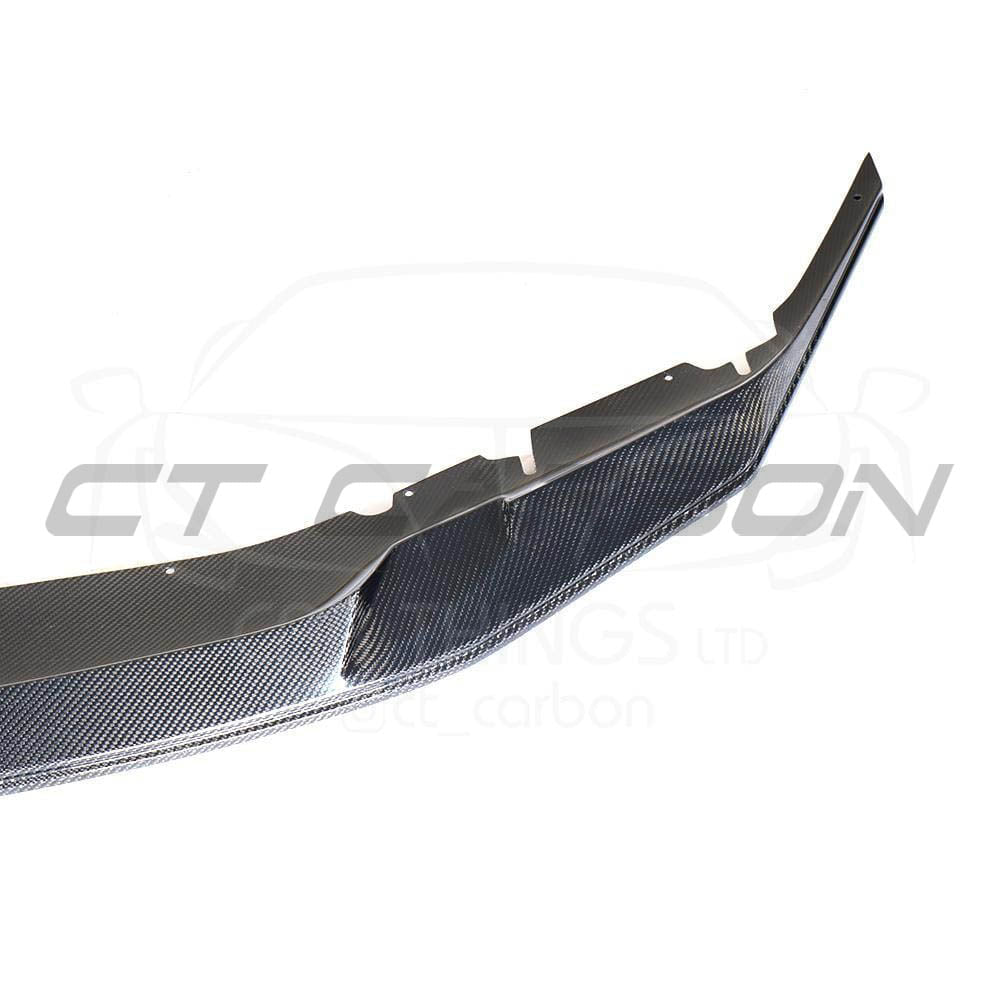 BMW M5 F90 2017-2020 PRE LCI CARBON FIBRE SPLITTER - GTS STYLE