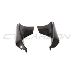 BMW M5 F90 PRE LCI 2017-2020 CARBON FIBRE SPLITTERS - MP STYLE