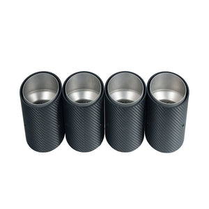 BMW G90 M5 & G99 M5 TOURING 2024+ CARBON FIBRE SLASH CUT EXHAUST TIPS - CHROME