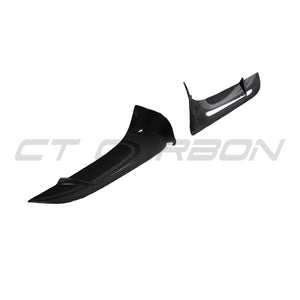 TOYOTA SUPRA 2019+ A90 CARBON FIBRE FRONT BUMPER VENT TRIM - V2