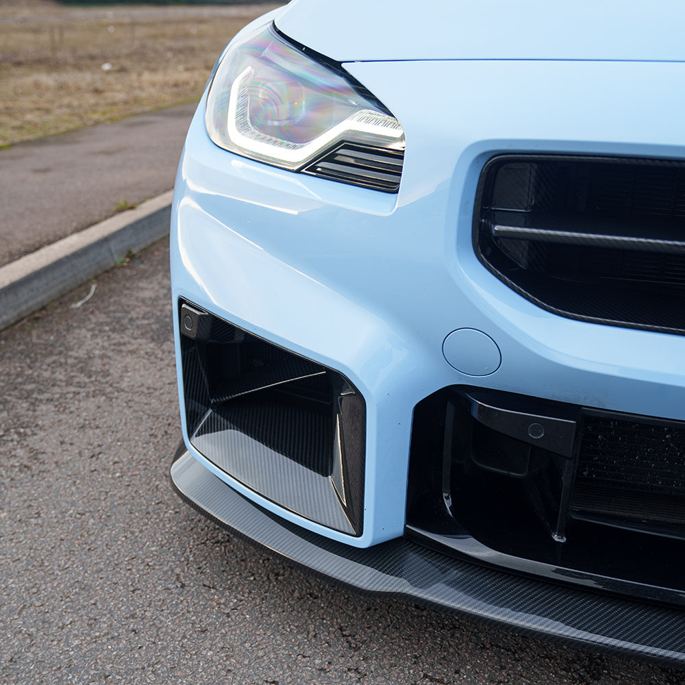 BMW G87 M2 CARBON FIBRE SPLITTER - V5 - CT DESIGN