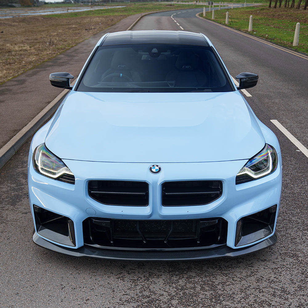 BMW G87 M2 CARBON FIBRE SPLITTER - V5 - CT DESIGN