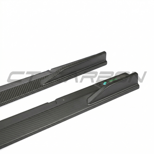 AUDI RS3 8Y 2022+ MATTE CARBON FIBRE SIDE SKIRTS - CT DESIGN