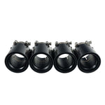 BMW M2/M3/M4/M5 F10/F80/F82/F83/F87 CARBON FIBRE EXHAUST TIPS - BLACK x4