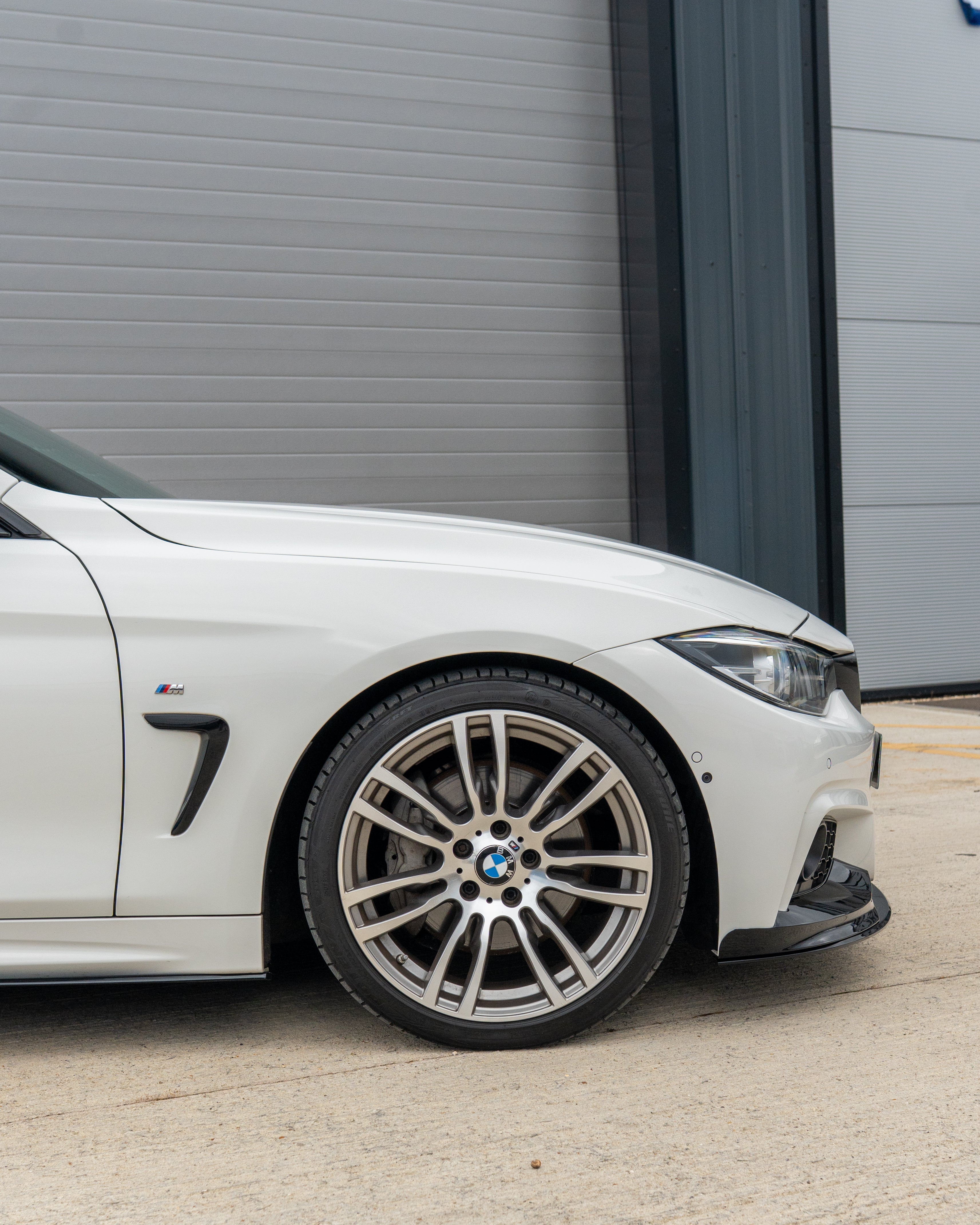 BMW 4 SERIES F32/F33/F36 GLOSS BLACK SPLITTER - MP STYLE