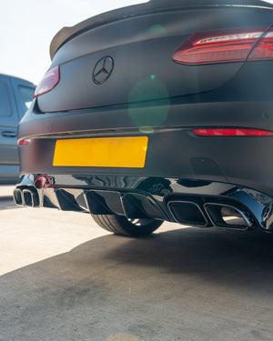 MERCEDES C238 2017-2020 E-CLASS COUPE QUAD TIP DIFFUSER