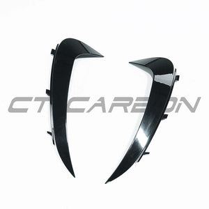 MERCEDES C-CLASS W206 2021-2023 GLOSS BLACK REAR BUMPER TRIM - V2