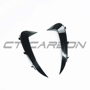 MERCEDES C-CLASS W206 2021-2023 GLOSS BLACK REAR BUMPER TRIM - V2