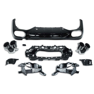MERCEDES E-CLASS W214 2024+ DIFFUSER WITH TIPS