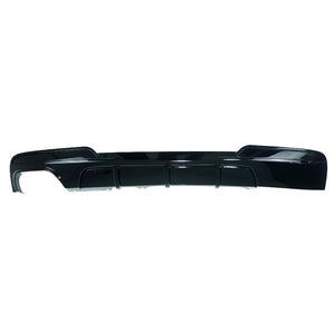 BMW F10/F18 5 SERIES PRE-LCI GLOSS BLACK TWIN LEFT DIFFUSER - V2