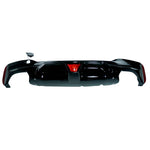 BMW G30/G38 5 SERIES 2016-2020 PRE-LCI GLOSS BLACK DUAL EXHAUST DIFFUSER WITH LED