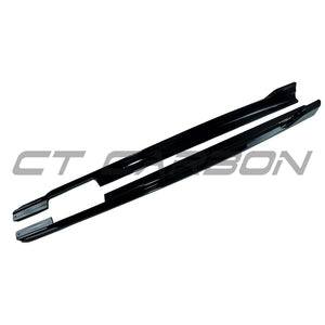 BMW G06 X6 LCI 2023+ GLOSS BLACK SIDE SKIRTS