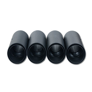 BMW G90 M5 & G99 M5 TOURING 2024+ CARBON FIBRE SLASH CUT EXHAUST TIPS - MATTE BLACK
