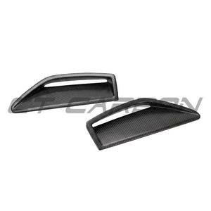 AUDI RS6/RS7 C8 2019+ AVANT MATTE CARBON FIBRE FRONT BUMPER VENT TRIM