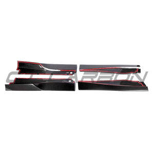 MCLAREN 750S 2023+ CARBON FIBRE SIDE SKIRTS - CT DESIGN