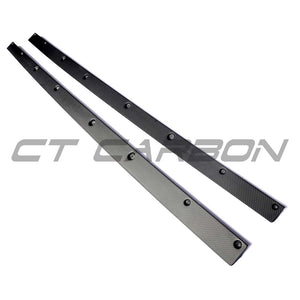 AUDI RS6/RS7 C8 2019+ MATTE CARBON FIBRE SIDE SKIRTS - CT DESIGN