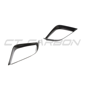 PORSCHE 911 991.2 GTS 2017-2019 CARBON FIBRE BUMPER TRIM-Accessories-CT CARBON-CT Carbon - High-quality carbon fiber and gloss black aerodynamic parts for premium sports and luxury vehicles.