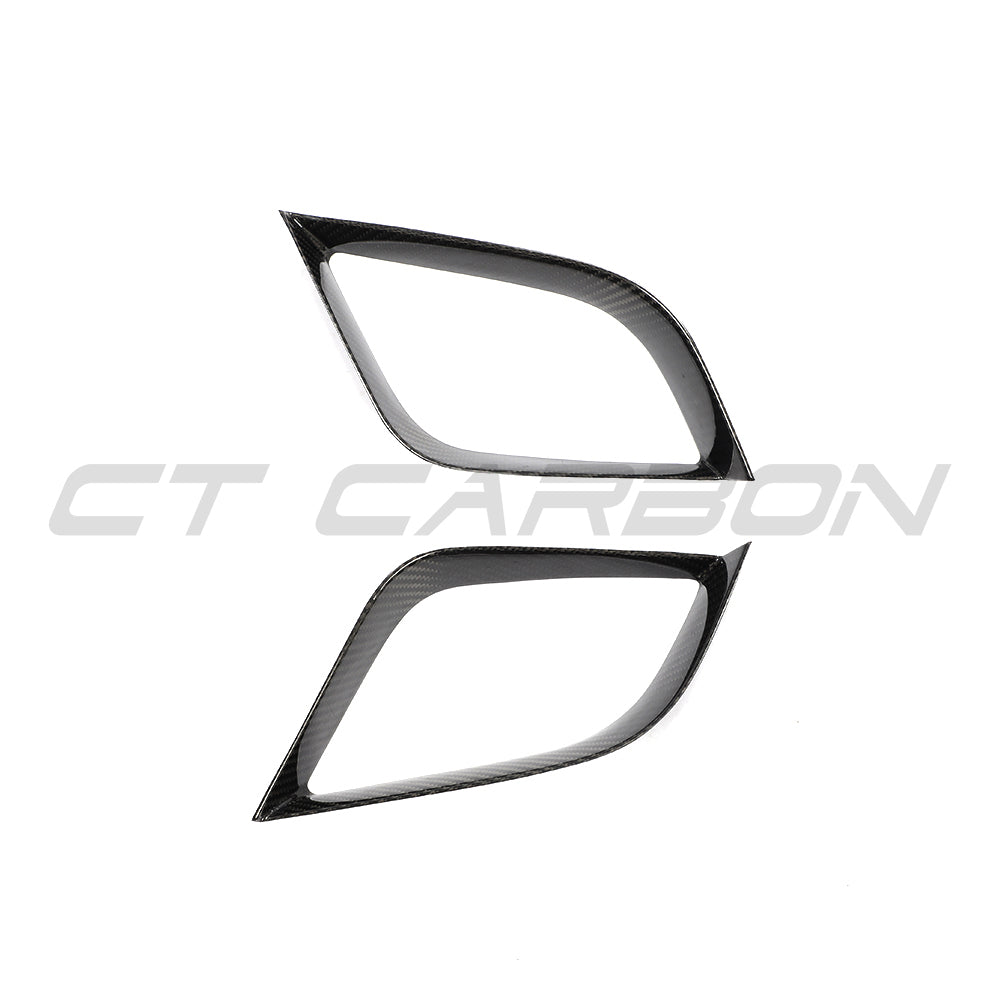 PORSCHE 911 991.2 GTS 2017-2019 CARBON FIBRE BUMPER TRIM-Accessories-CT CARBON-CT Carbon - High-quality carbon fiber and gloss black aerodynamic parts for premium sports and luxury vehicles.