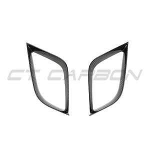 PORSCHE 911 991.2 GTS 2017-2019 CARBON FIBRE BUMPER TRIM-Accessories-CT CARBON-CT Carbon - High-quality carbon fiber and gloss black aerodynamic parts for premium sports and luxury vehicles.