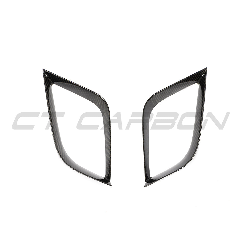 PORSCHE 911 991.2 GTS 2017-2019 CARBON FIBRE BUMPER TRIM-Accessories-CT CARBON-CT Carbon - High-quality carbon fiber and gloss black aerodynamic parts for premium sports and luxury vehicles.