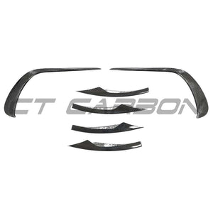 MERCEDES E-CLASS W213/S213 2021-2023 CARBON FIBRE CANARDS
