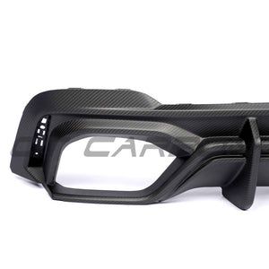 AUDI RS6/RS7 C8 2019+ MATTE CARBON FIBRE DIFFUSER - CT DESIGN