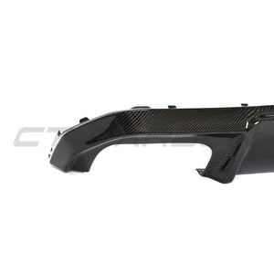 BMW 4 SERIES 2020+ G26 CARBON FIBRE DIFFUSER - V2