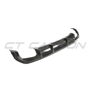 BMW 4 SERIES 2020+ G26 CARBON FIBRE DIFFUSER - V2
