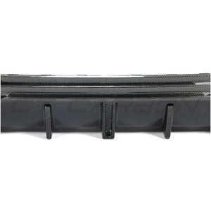 BMW G22/G23 4 SERIES 2020-2024 PRE-LCI QUAD TIP CARBON FIBRE DIFFUSER - V2