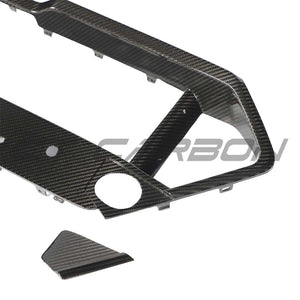 BMW F95 X5M/F96 X6M PRE-LCI 2020-2023 CARBON FIBRE LOWER GRILLE TRIM