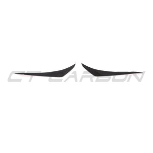 PORSCHE 911 991.1 2013-2016 TURBO CARBON FIBRE CANARDS-Accessories-CT CARBON-CT Carbon - High-quality carbon fiber and gloss black aerodynamic parts for premium sports and luxury vehicles.