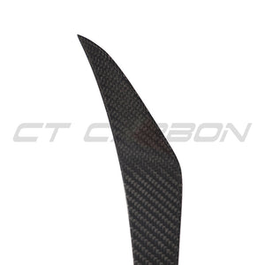 PORSCHE 911 991.1 2013-2016 TURBO CARBON FIBRE CANARDS-Accessories-CT CARBON-CT Carbon - High-quality carbon fiber and gloss black aerodynamic parts for premium sports and luxury vehicles.