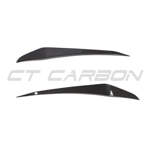 PORSCHE 911 991.1 2013-2016 TURBO CARBON FIBRE CANARDS-Accessories-CT CARBON-CT Carbon - High-quality carbon fiber and gloss black aerodynamic parts for premium sports and luxury vehicles.