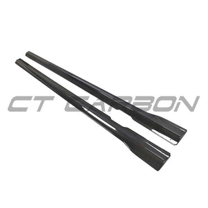 MERCEDES E-CLASS W213/S213 AMG (E43/E53/E63) 2016-2023 CARBON FIBRE SIDE SKIRTS