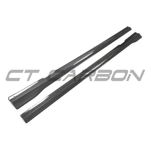MERCEDES E-CLASS W213/S213 AMG (E43/E53/E63) 2016-2023 CARBON FIBRE SIDE SKIRTS