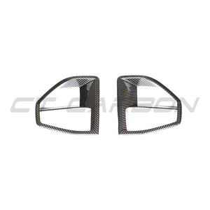 BMW G05 X5 2019-2023 CARBON FIBRE FRONT VENT ADD ON-Accessories-CT CARBON-CT Carbon - High-quality carbon fiber and gloss black aerodynamic parts for premium sports and luxury vehicles.