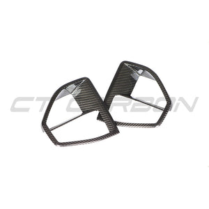 BMW G05 X5 2019-2023 CARBON FIBRE FRONT VENT ADD ON-Accessories-CT CARBON-CT Carbon - High-quality carbon fiber and gloss black aerodynamic parts for premium sports and luxury vehicles.