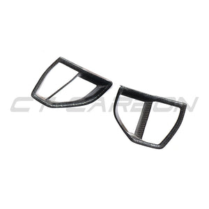 BMW G05 X5 2019-2023 CARBON FIBRE FRONT VENT ADD ON-Accessories-CT CARBON-CT Carbon - High-quality carbon fiber and gloss black aerodynamic parts for premium sports and luxury vehicles.