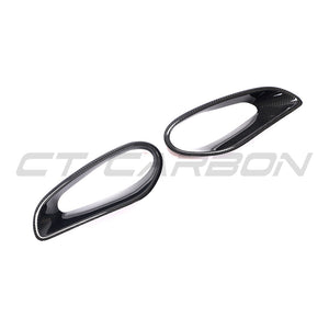 PORSCHE 911 991 2013-2019 TURBO CARBON FIBRE AIR INTAKES-Accessories-CT CARBON-CT Carbon - High-quality carbon fiber and gloss black aerodynamic parts for premium sports and luxury vehicles.