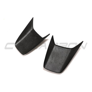 PORSCHE 911 991.2 GT3 2017-2021 CARBON FIBRE REAR SCOOP COVERS-Accessories-CT CARBON-CT Carbon - High-quality carbon fiber and gloss black aerodynamic parts for premium sports and luxury vehicles.