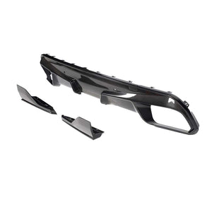 BMW F95 X5M PRE-LCI 2020-2023 CARBON FIBRE DIFFUSER WITH CORNERS